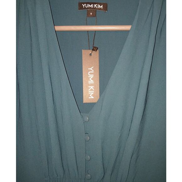 NWT - YUMI KIM Women's Eleanor Dress in Evergreen Size: Small - Picture 2 of 6